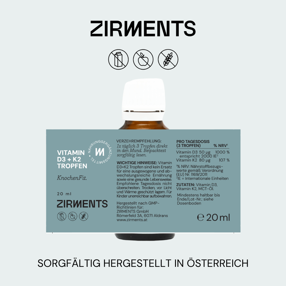 VITAMIN D3+K2 TROPFEN